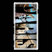 Coque Sony Xperia M2 Paris en lettres