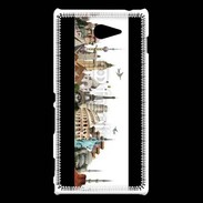 Coque Sony Xperia M2 Tour du monde 6