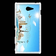 Coque Sony Xperia M2 Tour du monde 7