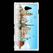 Coque Sony Xperia M2 Tour du monde 8