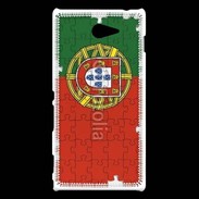 Coque Sony Xperia M2 Portugal en puzzle