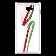 Coque Sony Xperia M2 Ruban italien