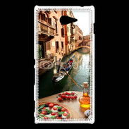 Coque Sony Xperia M2 Venise Italie pizza