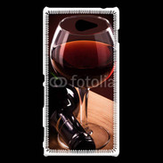 Coque Sony Xperia M2 Verre de vin rouge
