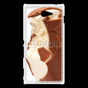 Coque Sony Xperia M2 Glace croquée