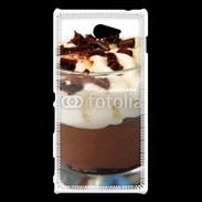 Coque Sony Xperia M2 Verrine dessert chocolat