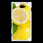 Coque Sony Xperia M2 Citron jaune