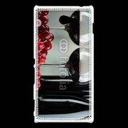Coque Sony Xperia M2 Vin rouge 3