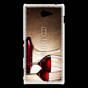 Coque Sony Xperia M2 Vin rouge 7