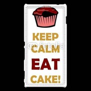 Coque Sony Xperia M2 Keep calm eat cake