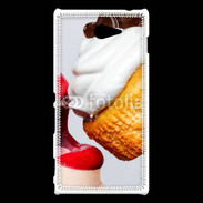 Coque Sony Xperia M2 Bouche gourmande