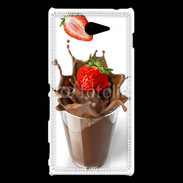 Coque Sony Xperia M2 Fraise et chocolat