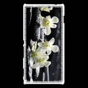 Coque Sony Xperia M2 Orchidée blanche Zen 11
