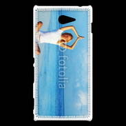 Coque Sony Xperia M2 Yoga plage