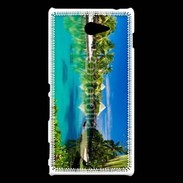 Coque Sony Xperia M2 Tropical Resort