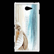 Coque Sony Xperia M2 Perle et mer
