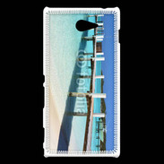 Coque Sony Xperia M2 Ponton de mer des bahamas