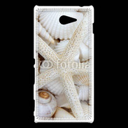 Coque Sony Xperia M2 Coquillage et étoile de mer