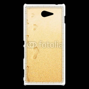Coque Sony Xperia M2 Empreintes de pieds