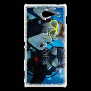 Coque Sony Xperia M2 Couple de plongeurs