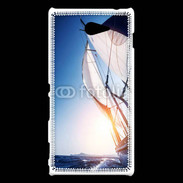 Coque Sony Xperia M2 Bateau et couché de soleil 50