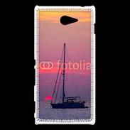 Coque Sony Xperia M2 Couché de soleil en mer 50