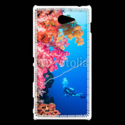 Coque Sony Xperia M2 Plongeur en mer 11