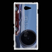 Coque Sony Xperia M2 Voiture de luxe devant jet privé 2