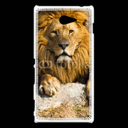 Coque Sony Xperia M2 Tête de lion