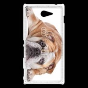 Coque Sony Xperia M2 Bulldog anglais 2