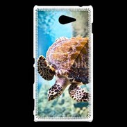 Coque Sony Xperia M2 Tortue de mer
