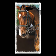 Coque Sony Xperia M2 Dressage cheval 1
