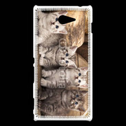 Coque Sony Xperia M2 Chaton gris 2