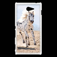 Coque Sony Xperia M2 Cheval Appaloosa