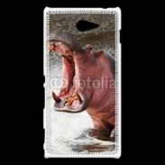 Coque Sony Xperia M2 Hippopatame