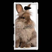 Coque Sony Xperia M2 Lapin marron