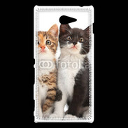 Coque Sony Xperia M2 Duo de chatons
