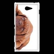Coque Sony Xperia M2 Mastiff marron