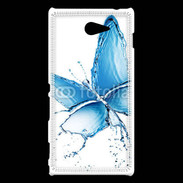 Coque Sony Xperia M2 Papillon en eau