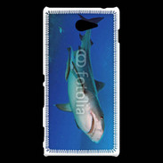 Coque Sony Xperia M2 Requin tigre