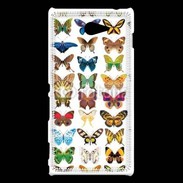 Coque Sony Xperia M2 Tableau de papillons