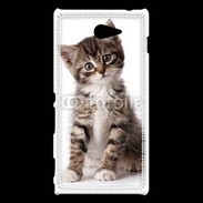 Coque Sony Xperia M2 Chaton gris 3
