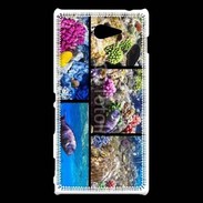 Coque Sony Xperia M2 Poissons et coraux 5