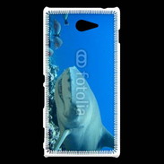 Coque Sony Xperia M2 Requin citron