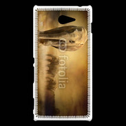 Coque Sony Xperia M2 groupe d'éléphants
