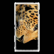 Coque Sony Xperia M2 Tête de léopard 2