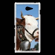 Coque Sony Xperia M2 Vache de race Abondance Savoie