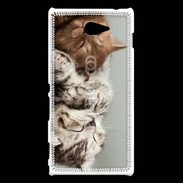 Coque Sony Xperia M2 Sieste de chatons
