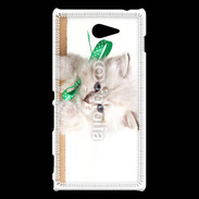 Coque Sony Xperia M2 Chaton 3