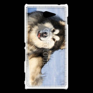 Coque Sony Xperia M2 Chien d'Alaska